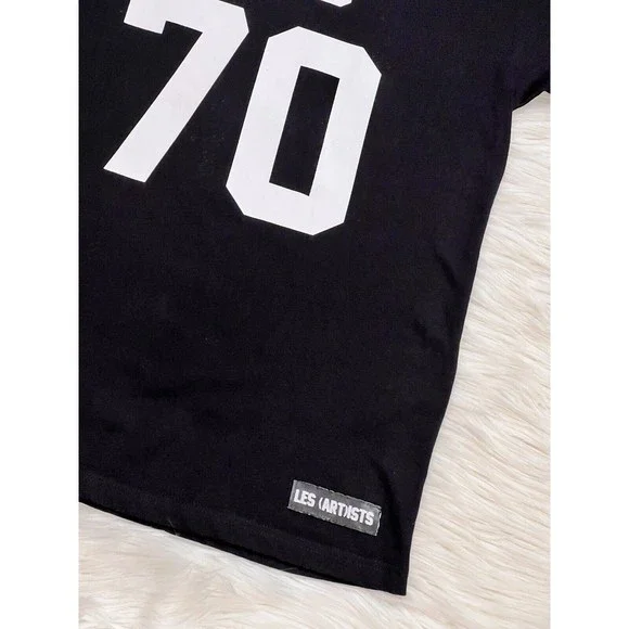 Les Artists Unisex NIGO 70 T-Shirt Black Short-sleeve Jersey Streetwear Size M - Picture 3 of 10